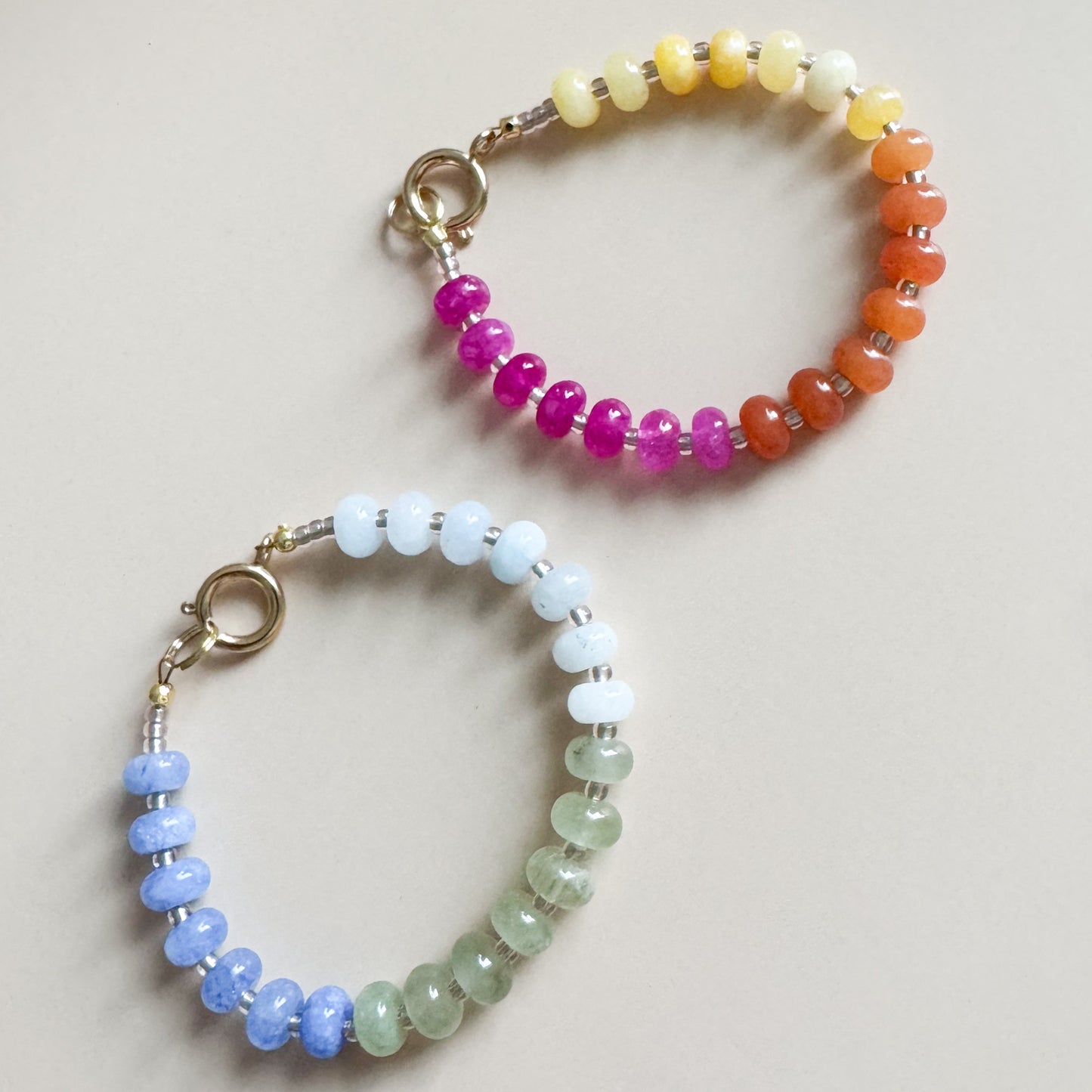 Tri-Color Jade Bracelet